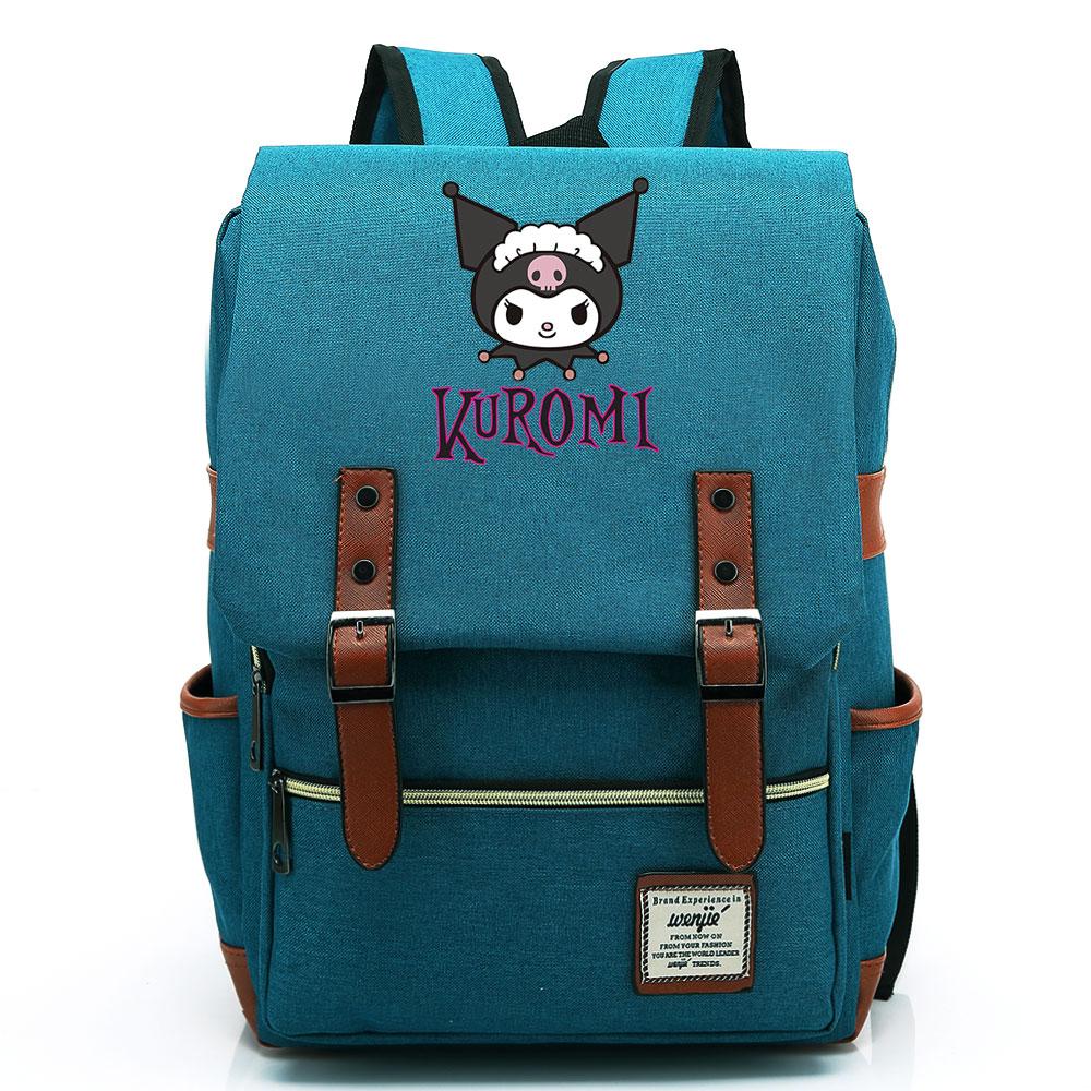 Mayoulove Kuromi Backpack Large Capacity Lightweight Design for School Adventures-Mayoulove