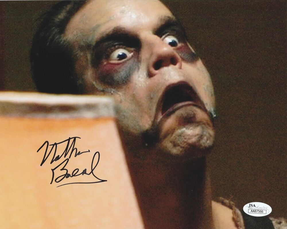 Nathan Baesel Autograph 8x10 Photo Poster painting Leslie Vernon Signed  1