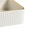 [US Local Warehouse] Valet Tray Multi-Function Desktop Organizer Tray PU Leather Storage Box (White)