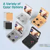 Foldable Retro Handheld Game Console 3.4 Inch IPS Screen 3000mAh Battery Flip Design Portable Pocket Arcade (TF Card Is Not Included)