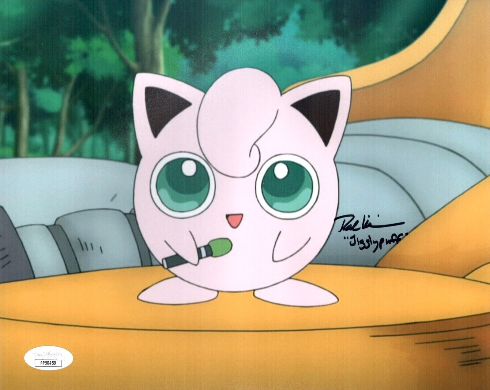 RACHEL LILLIS Signed 8x10 POKEMON JIGGLYPUFF Authentic Photo Poster painting Autograph JSA COA