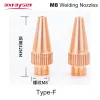 M8 Laser Welding Nozzles for Handheld Gun Head TypeA-E with Wire Feed Laser Welding ND18 Machine Axrayser