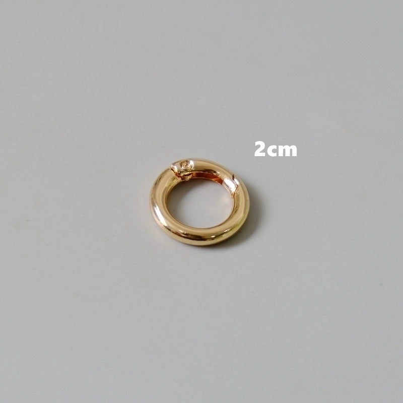 3 Pieces All Seasons Resin Solid Color Ring Handle Bag Chain