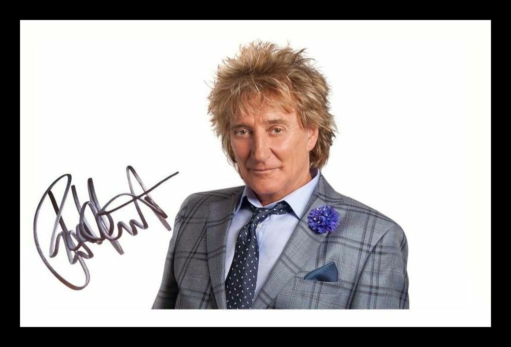 Rod Stewart Autograph Signed & Framed Photo Poster painting 7