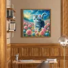 Diamond Painting-DIY Crystal Rhinestone Cat(40x40 CM)