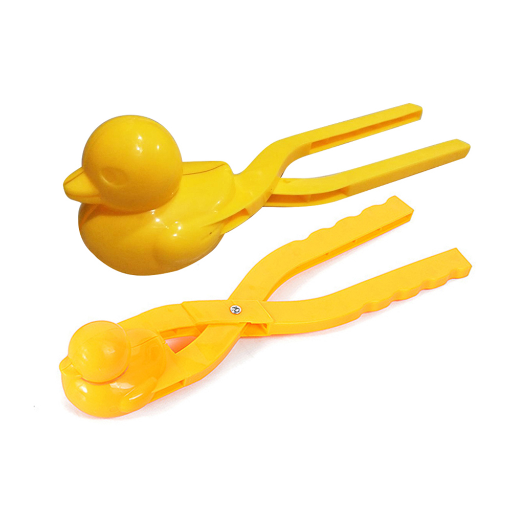 

Cartoon Snowball Maker Clip Children Winter Outdoor Snow Mold Tool, Yellow, 501 Original