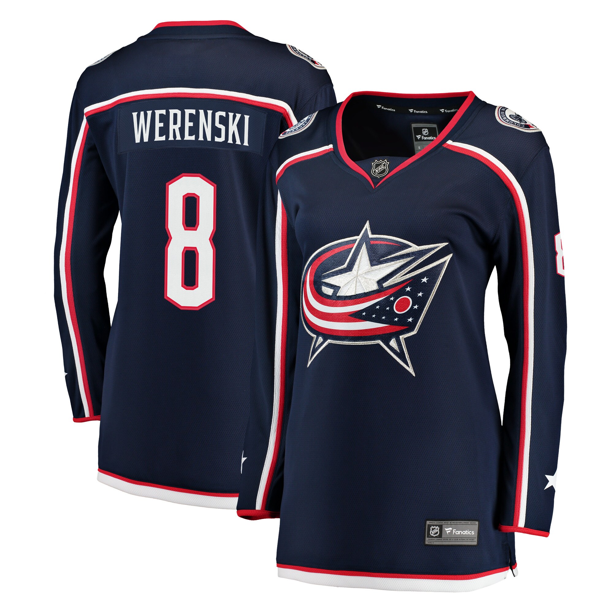 Zach Werenski Columbus Blue Jackets Fanatics Women’s Breakaway Jersey – Navy mysite