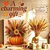 Framed Autumn Pumpkins - Special Shaped Pearl & Gem Diamond Painting 25*25CM