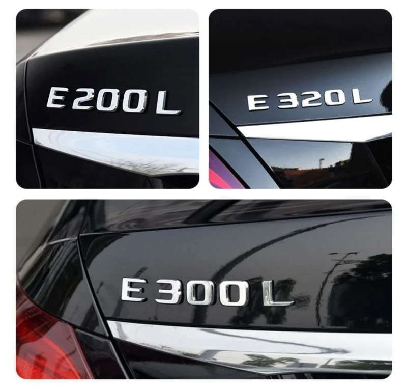 Car logo modification decorative letter tail label