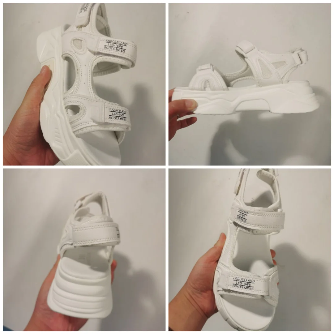 Fujin 6cm Women Sandals Cute Comfy Shoes Comfortable Ladies 2021 Slides Stylish Shoes Women Summer open toe Platform Sandals