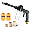 High Pressure Pump Car Wash Sprayer with Dispenser Bottle Adjustable Nozzle Car Soap Sprayer for Aut