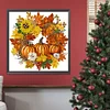 Diamond Painting-DIY Crystal Rhinestone Thanksgiving Wreath