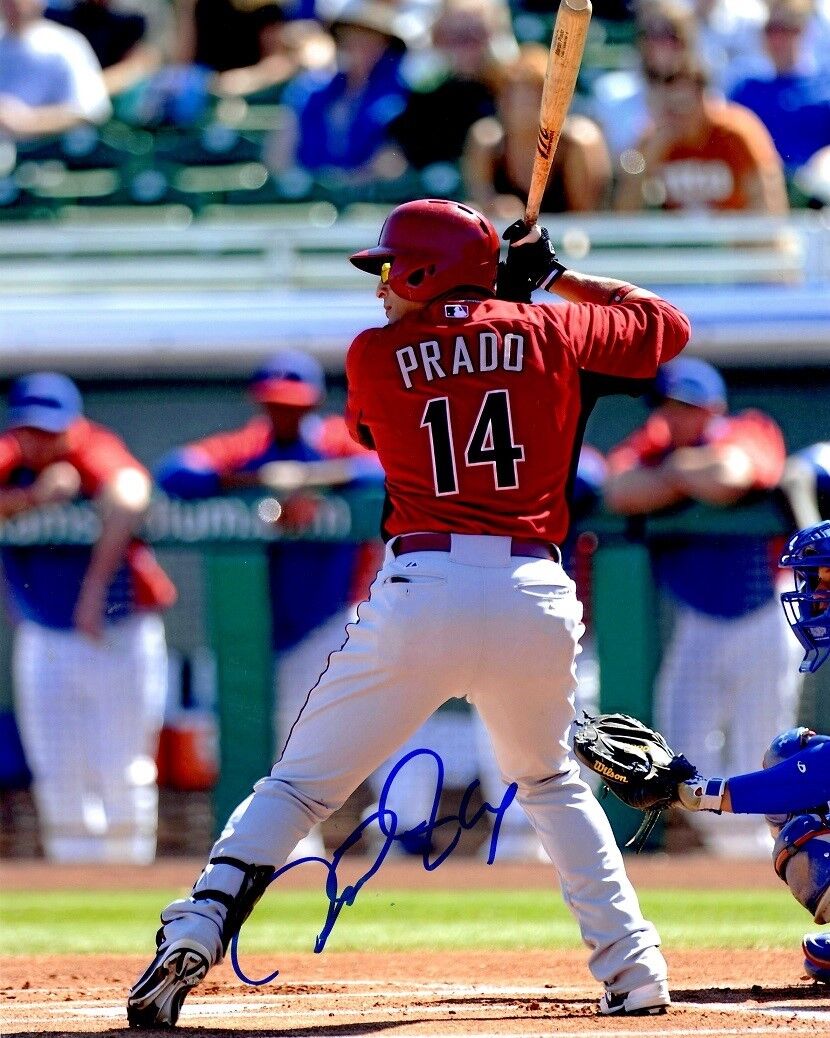 Signed 8x10 MARTIN PRADO Arizona Diamondbacks Autographed Photo Poster painting- COA