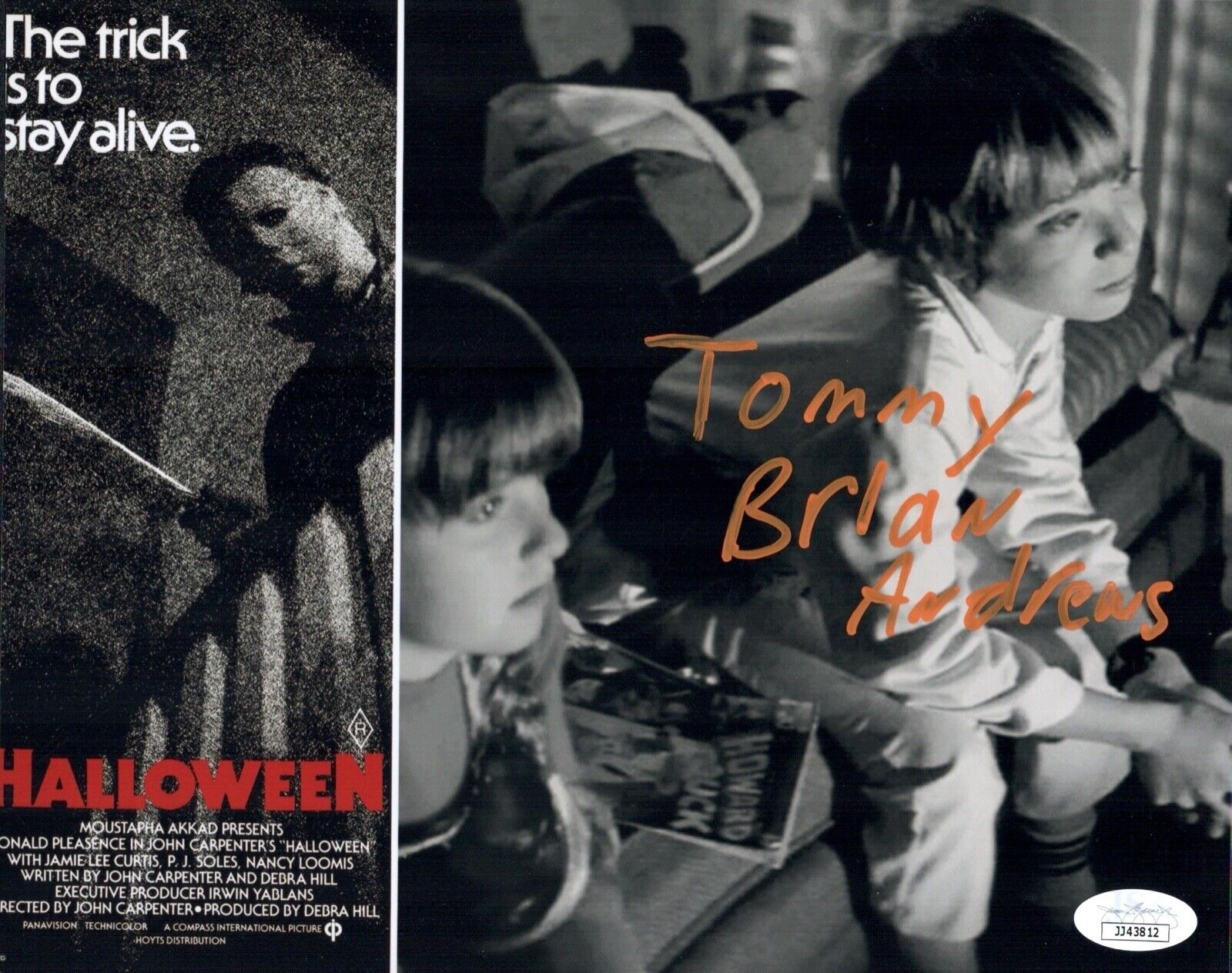 BRIAN ANDREWS Signed HALLOWEEN 8x10 Photo Poster painting IN PERSON Autograph JSA COA Cert