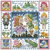 Tinker Bell Princess-14CT Stamped Cross Stitch Egyptian Cotton 30*30cm/11.81*11.81in tapestrymarket