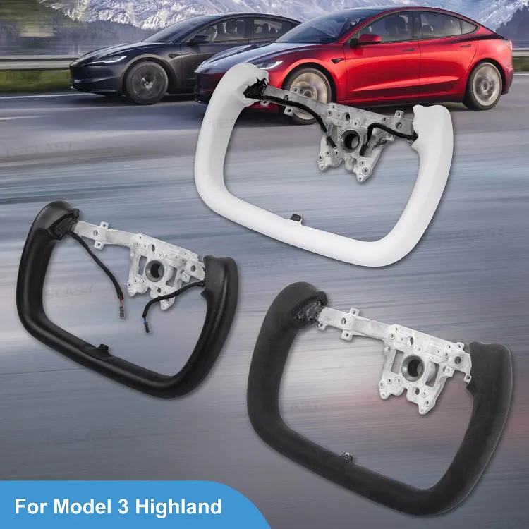 Model 3 Highland Premium Yoke Steering Wheel - 350mm Size
