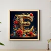 Diamond Painting -DIY Round Drill Letter E