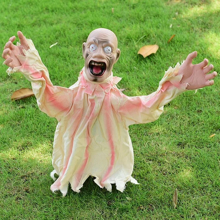 (🎃Early Halloween Sale 50% OFF )Swing Ghost Voice Control Decorative Props