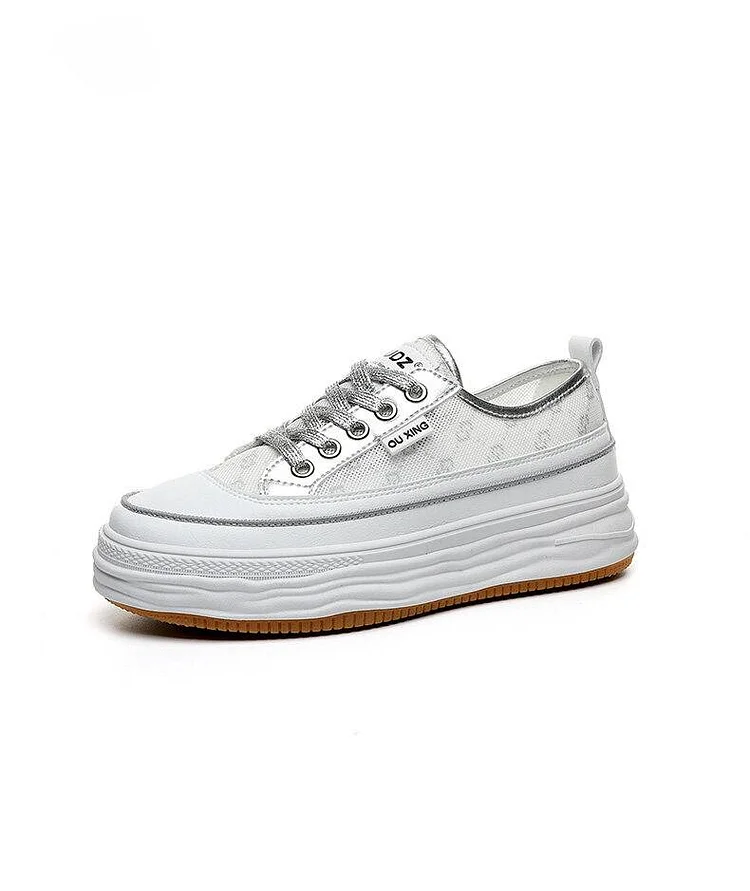 Summer mesh breathable summer style small white shoes for girls and students versatile board shoes casual women's shoes_ viptrois