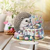 Acrylic Easter Afternoon Tea Hedgehog - 5D DIY Craft Ornament
