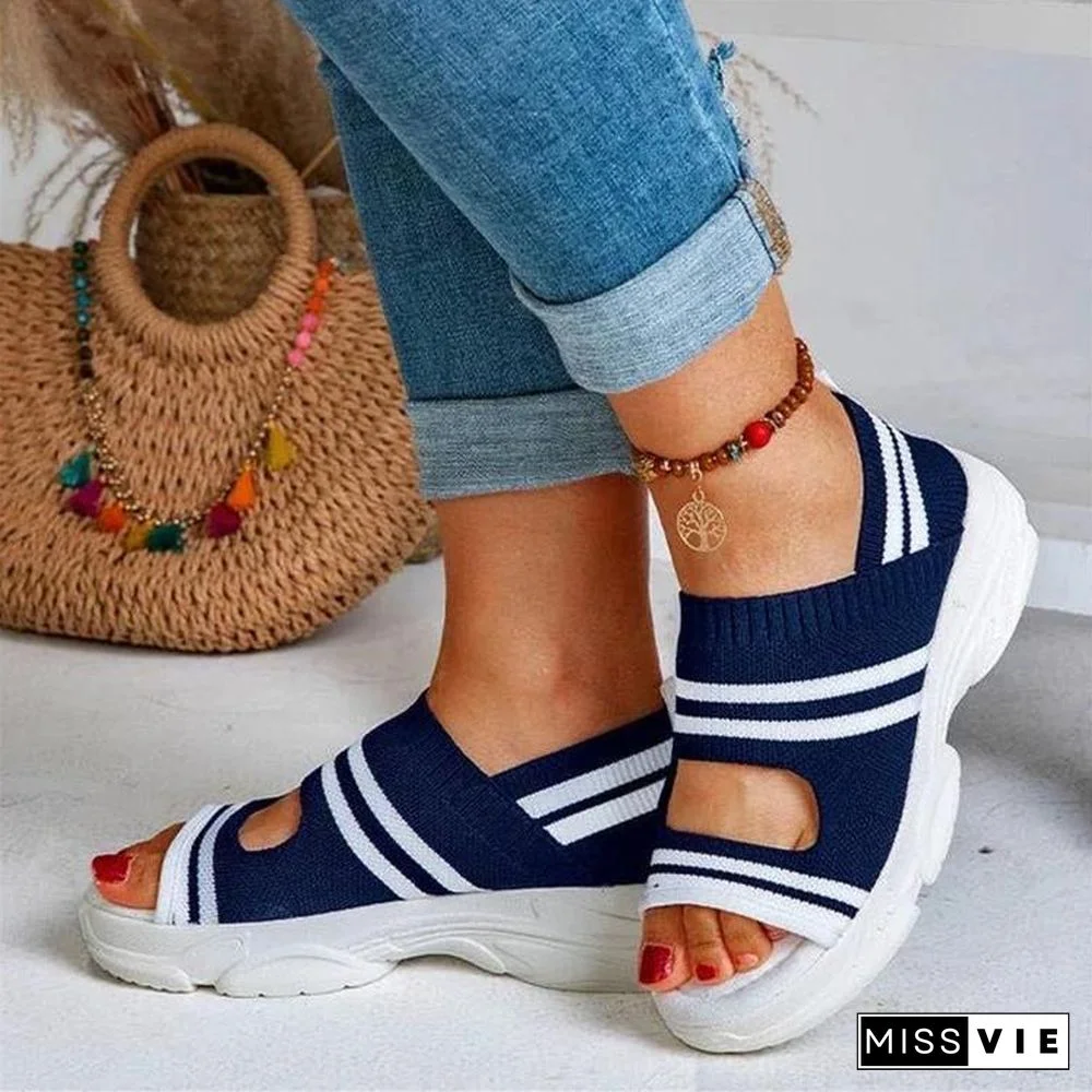 Elastic Women Summer Casual Pantshoes