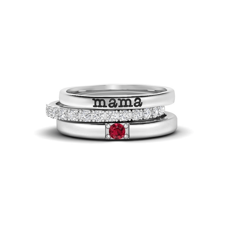 Custom Gift Birthstone With Zircon 1 Birthstone