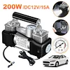 12V Car Tire Inflator 150PSI Dual Cylinder Tire Inflator Portable Air Compressor