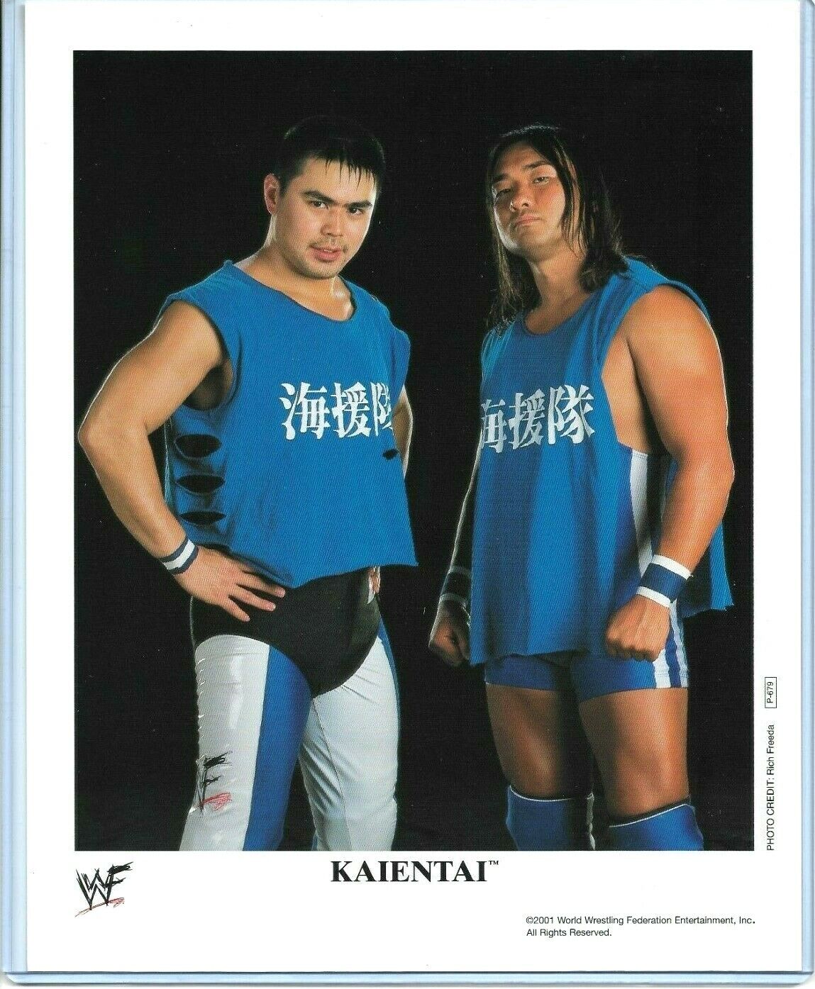 WWE KAIENTAI P-679 OFFICIAL LICENSED AUTHENTIC 8X10 PROMO Photo Poster painting VERY RARE