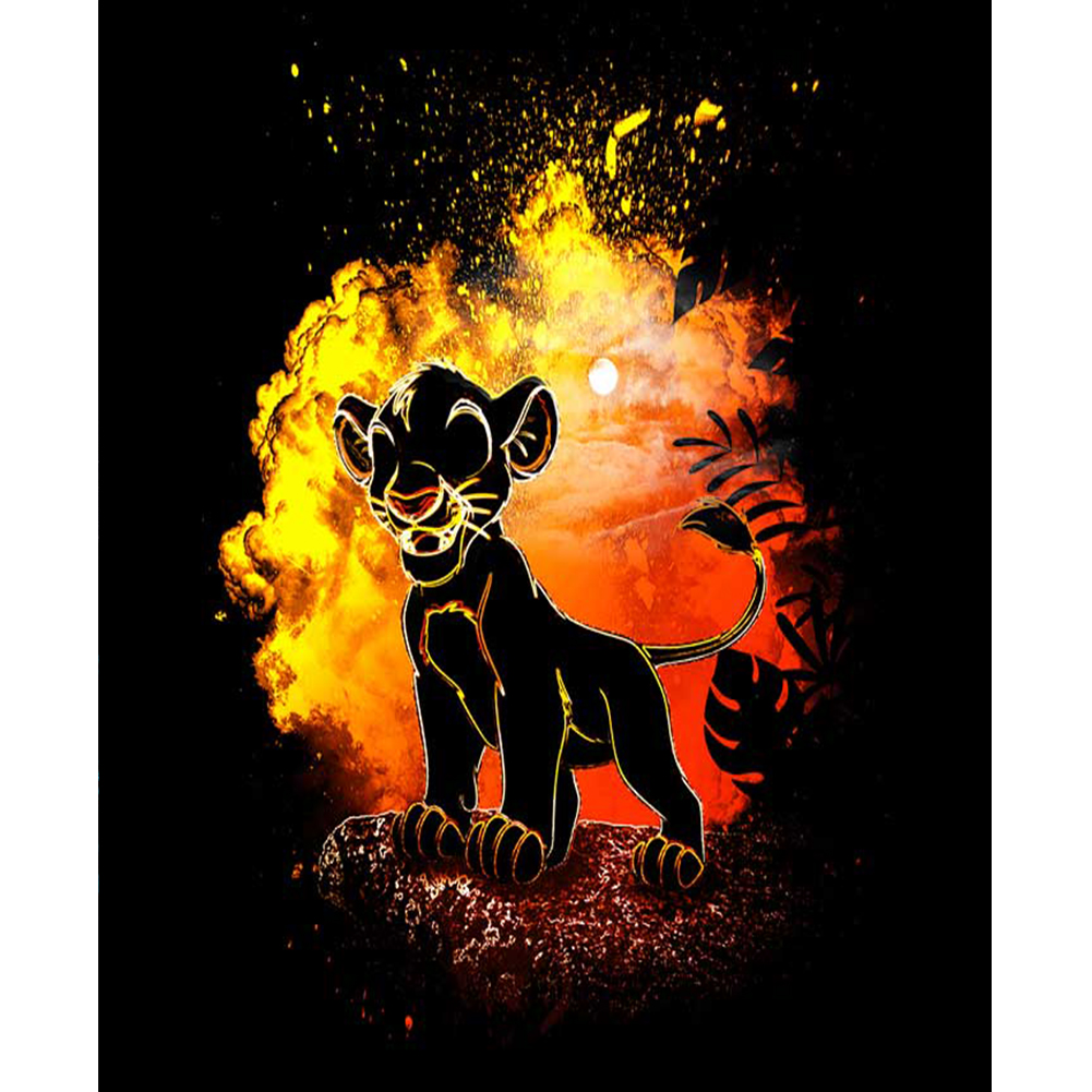 

Lion - Round Drill Diamond Painting - 50*60CM, 501 Original