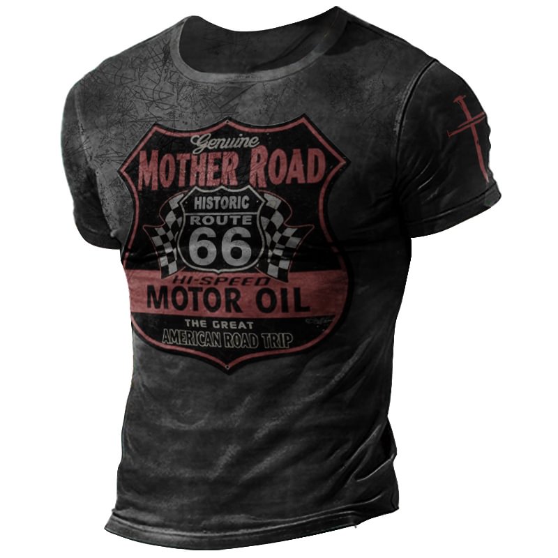 Mens outdoor comfortable and breathable short-sleeved T-shi / [viawink] /