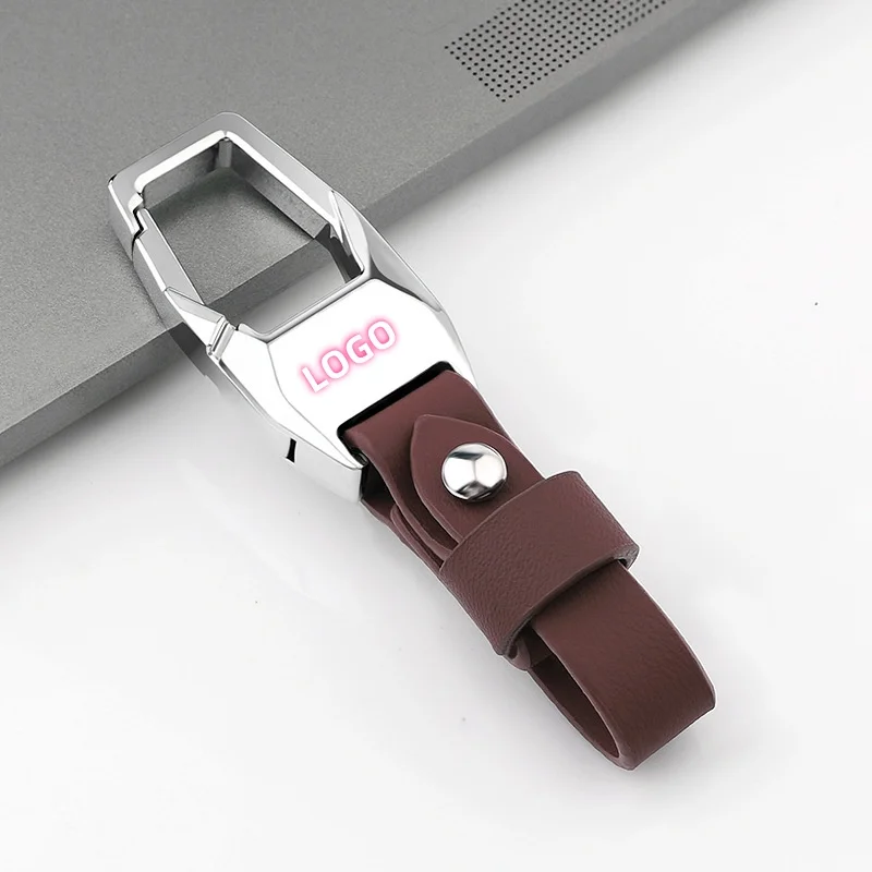🔥Hot sale🔥🚕Car zinc alloy leather keychain