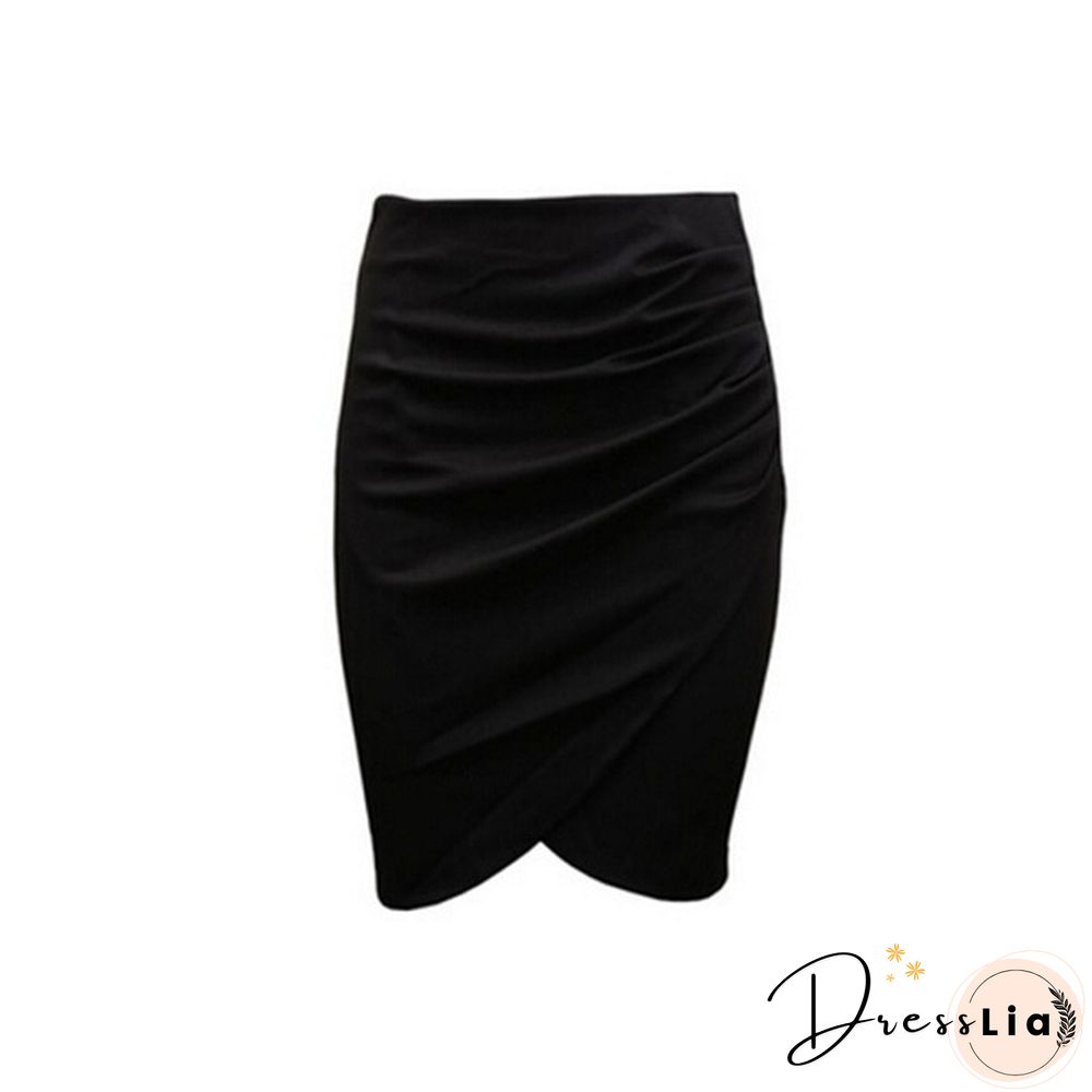 Women's Business Suit Pencil Skirt Summer Ol Skirts For Women Knee Length Step Skirt