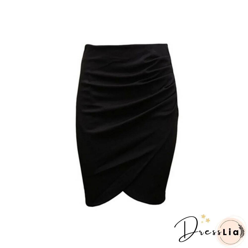 Women's Business Suit Pencil Skirt Summer Ol Skirts For Women Knee Length Step Skirt
