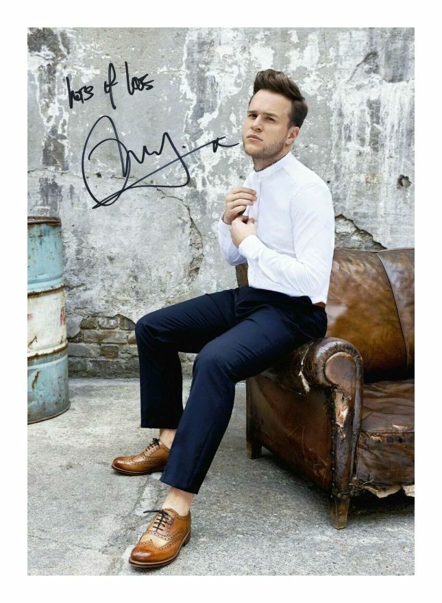 OLLY MURS AUTOGRAPH SIGNED PP Photo Poster painting POSTER