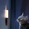 Motion Sensor Night Light Magnet Body Sensor Hallway Night Light Rechargeable LED Light Portable Staircase Night Light Wooden Wall Light Battery Powered Wall Light