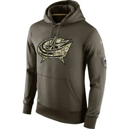 Men's Columbus Blue Jackets  Salute To Service NHL Hoodie
