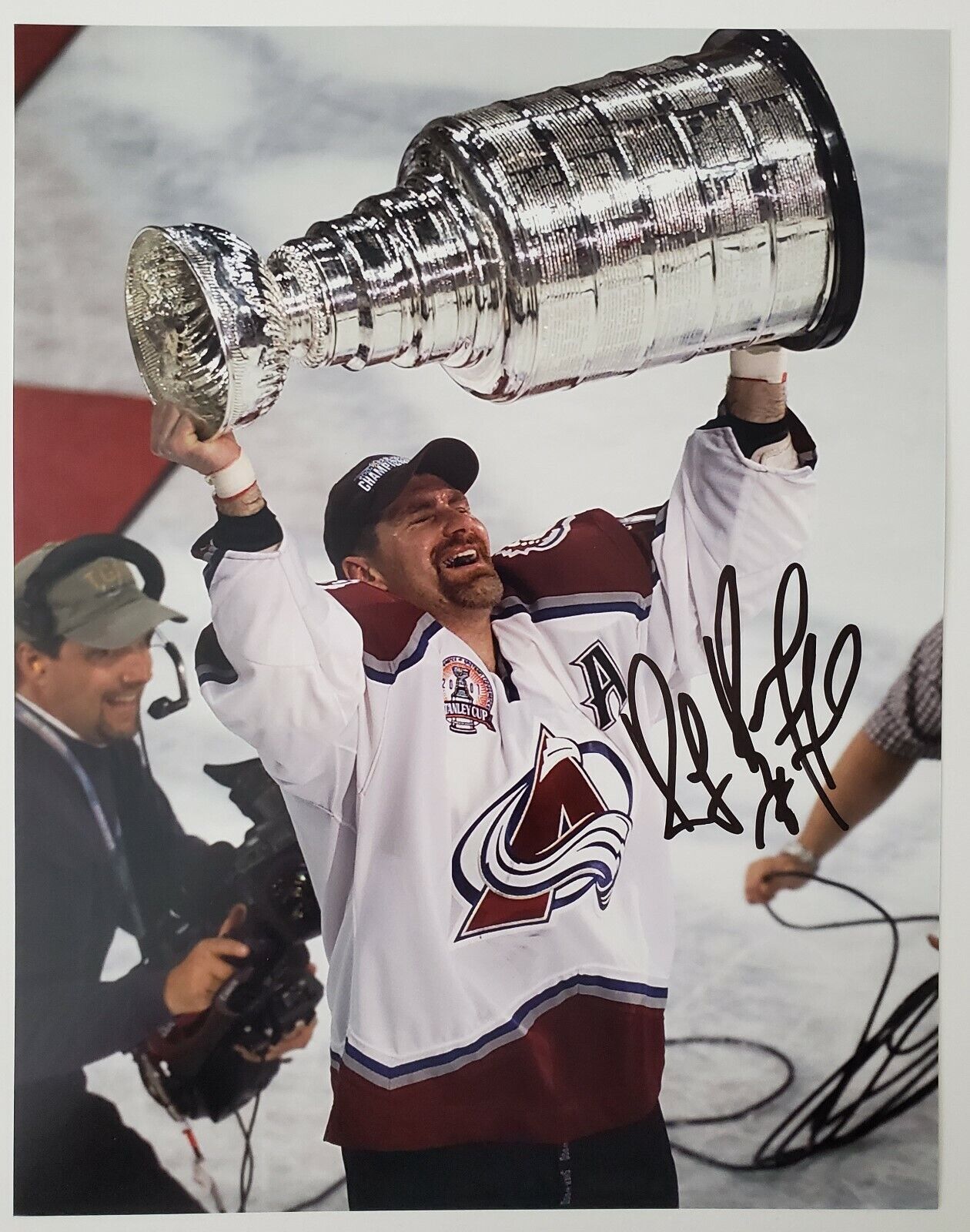 Ray Bourque Signed 11x14 Photo Poster painting Boston Bruins Avalanche NHL HOF LEGEND RAD