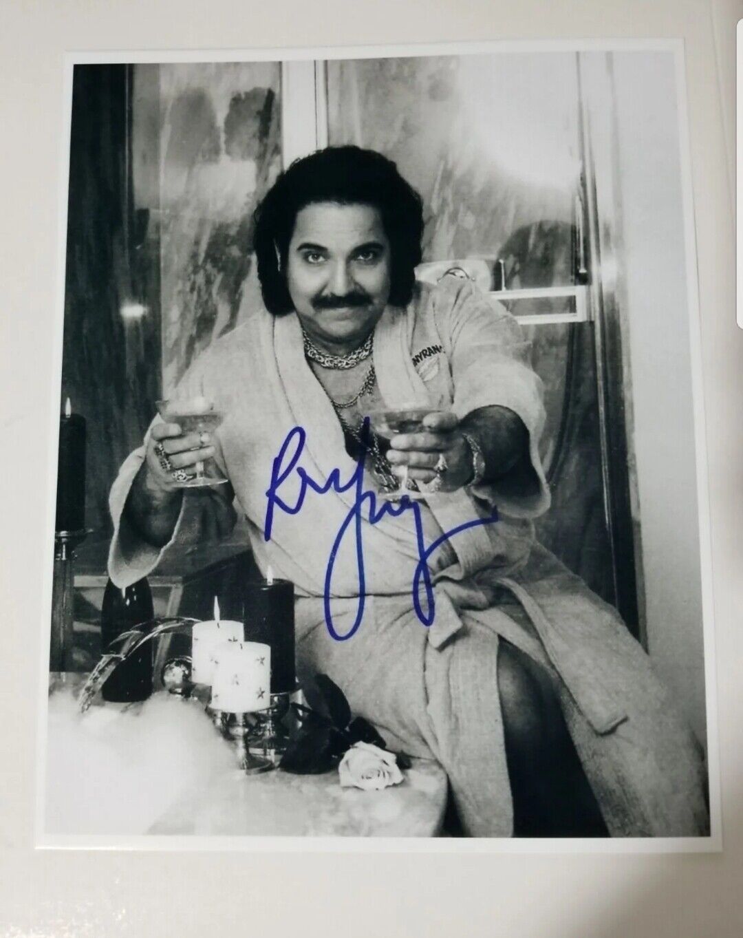 Ron Jeremy Signed 8x10 Photo Poster painting RP -  Shipping!! Adult Film Star