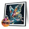 Crystal Butterfly-Full Round Diamond Painting 30*30CM