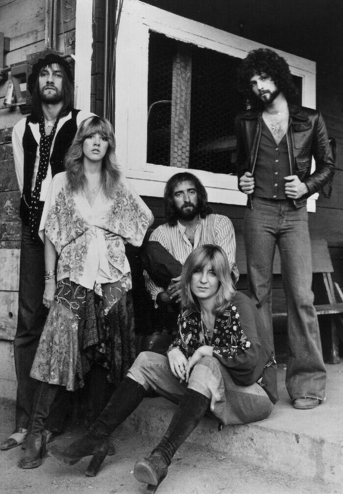 Fleetwood Mac - Stevie Nicks - Lindsey Buckingham 8x10 Photo Poster painting