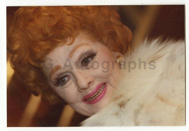 Lucille Ball - Original Vintage Photo Poster painting by Peter Warrack - Unpublished