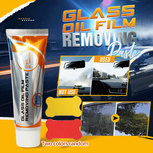 🔥Hot Sale🔥Glass Oil Film Removing Paste(Complimentary Sponge Cleaning)