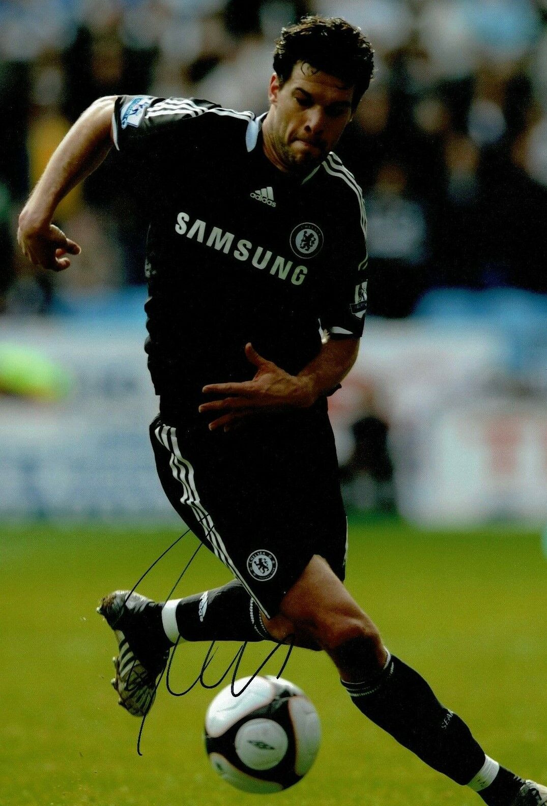 Michael Ballack Signed 12X8 Photo Poster painting CHELSEA & GERMANY AFTAL COA (1913)