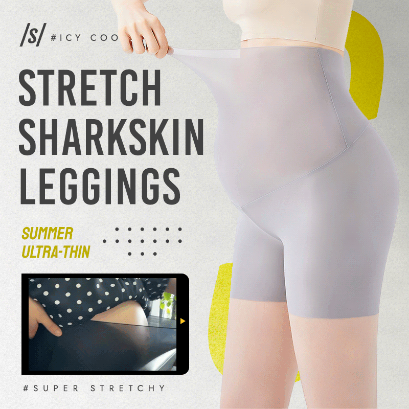 Summer Ultra-thin Stretch Sharkskin Leggings