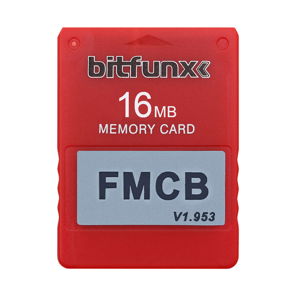 

16MB FMCB McBoot Free MC Boot v1.953 Memory Card for Sony PS2, White, 501 Original