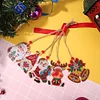 Diamond Painting Double-sided Christmas Pendant Xmas Trees