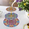 DIY Diamond Painting 3-Tier Mandala Cupcake Dessert Stand Serving Tray Decor Kit