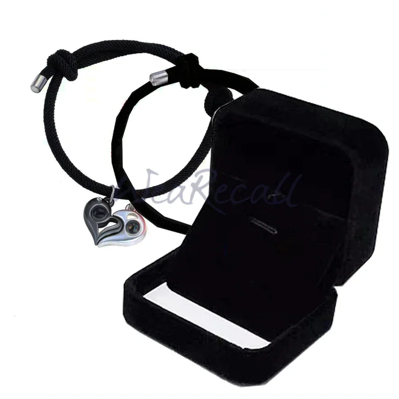 Hot Projector Custom Personalized Circle Photo Heart Shaped Bracelet 