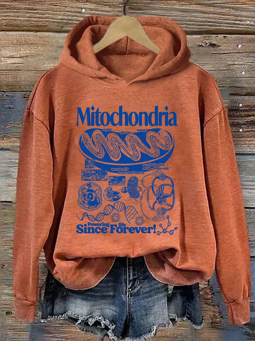 Mitochondria Science Forever Hoodie