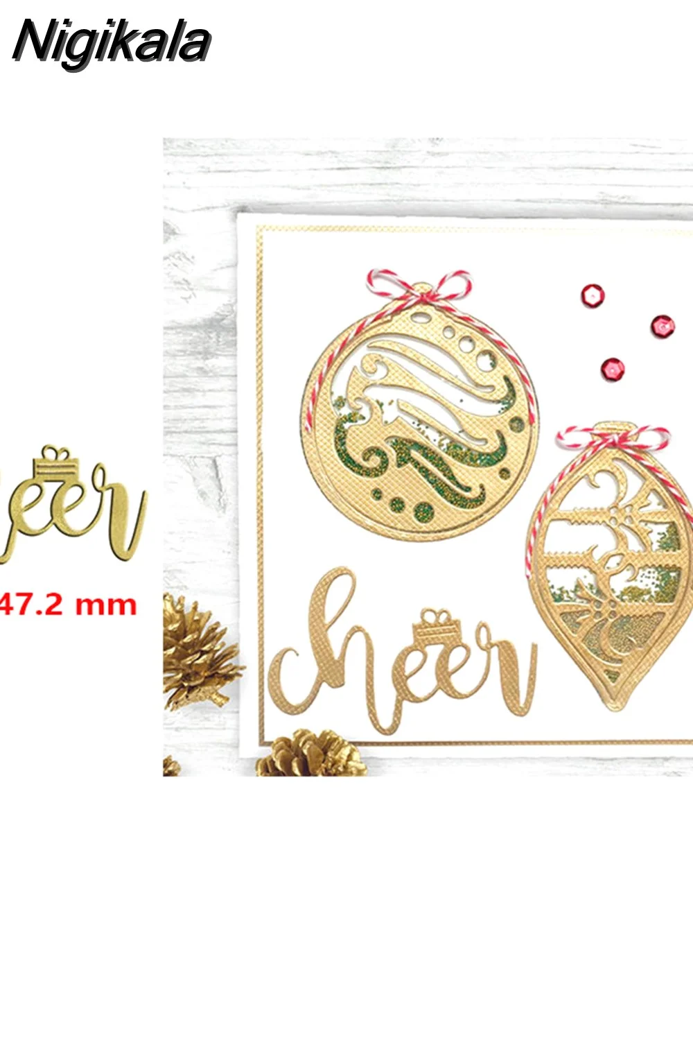 Nigikala Square Circle Oval Heart Frame Butterfly Border Cutting Dies for DIY Scrapbooking Valentine's Cards Crafts New 2023